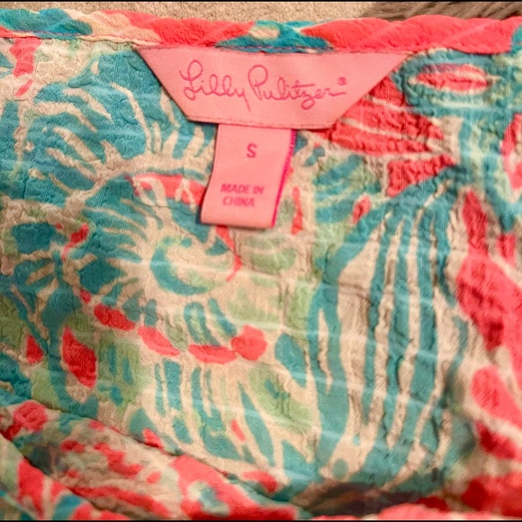 Lilly Pulitzer Ruffle Bottom Tank - Picture 2 of 3